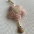Bouclé Daisy Pacifier Clip