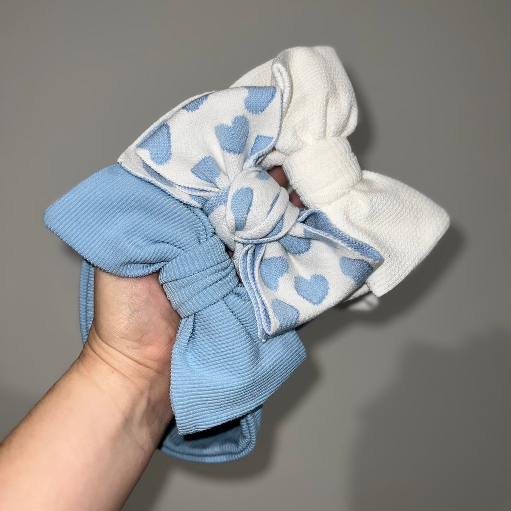 Blue Top Knot