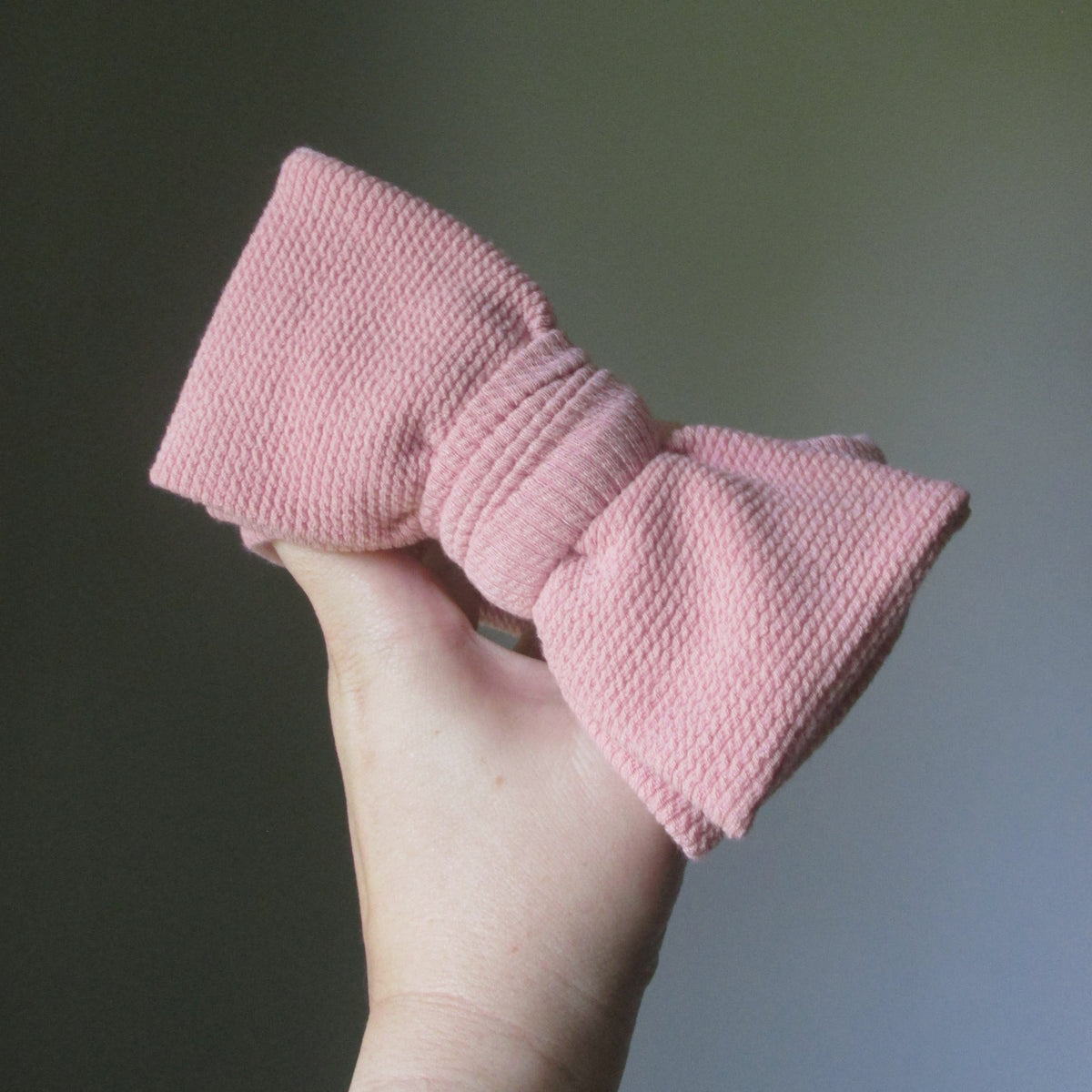 Soft Pink Top Knot